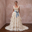 Rococo-Inspired Antique Lace & Ribbon Bridal Gown for Themed Photoshoot