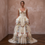 Rococo-Inspired Antique Lace & Ribbon Gown for Themed Photoshoot