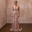 Romantic Blush Velvet Fit - and - Flare for Valentine's Day Vow Renewal - Apparel & Accessories > Clothing > Wedding & Bridal Party Dresses > Wedding Dresses - Mignonette Bridal