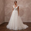 Romantic Ivory Tulle Ball Gown Bridal Dress for Courthouse Wedding - Apparel & Accessories > Clothing > Wedding & Bridal Party Dresses > Wedding Dresses - Mignonette Bridal