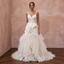 Romantic Organza Bridal Dress with Soft Pleats