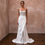 Simple Crepe Mermaid Wedding Dress for a Civil Wedding - Apparel & Accessories > Clothing > Wedding & Bridal Party Dresses > Wedding Dresses - Mignonette Bridal