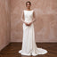Sophisticated Crepe Wedding Gown for a Mature Bride