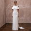 Sophisticated Ivory Matte Mikado Column for Museum Elopement - Apparel & Accessories > Clothing > Wedding & Bridal Party Dresses > Wedding Dresses - Mignonette Bridal