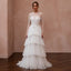 Sparkling White Iridescent Tulle Dress for Winter Wonderland Elopement - Apparel & Accessories > Clothing > Wedding & Bridal Party Dresses > Wedding Dresses - Mignonette Bridal