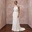 Sustainable Off-White Peace Silk Halter Tie Neck Eco-Friendly Gown