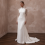 Sweep Train Wedding Dresses with Contemporary Simplicity