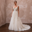 Sweetheart Neck Wedding Dresses with Pearl Accents
