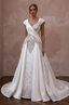 Timeless Satin Wedding Dresses with Classic A-Line Shapes