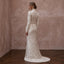 Victorian - Inspired Ivory Brocade High - Neck Gown for Themed Vow Exchange - Apparel & Accessories > Clothing > Wedding & Bridal Party Dresses > Wedding Dresses - Mignonette Bridal