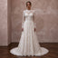 Vintage Lace Wedding Gown for a Traditional Church Ceremony - Apparel & Accessories > Clothing > Wedding & Bridal Party Dresses > Wedding Dresses - Mignonette Bridal