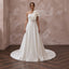 A - Line Crepe Wedding Dresses with Contemporary Beauty - Apparel & Accessories > Clothing > Wedding & Bridal Party Dresses > Wedding Dresses - Mignonette