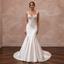 Art Deco Inspired Satin Wedding Dress with Beaded Details