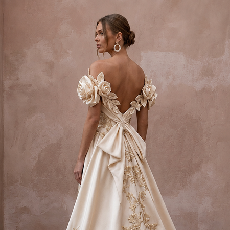 Autumn Wedding Dresses with Rich Satin Finishes