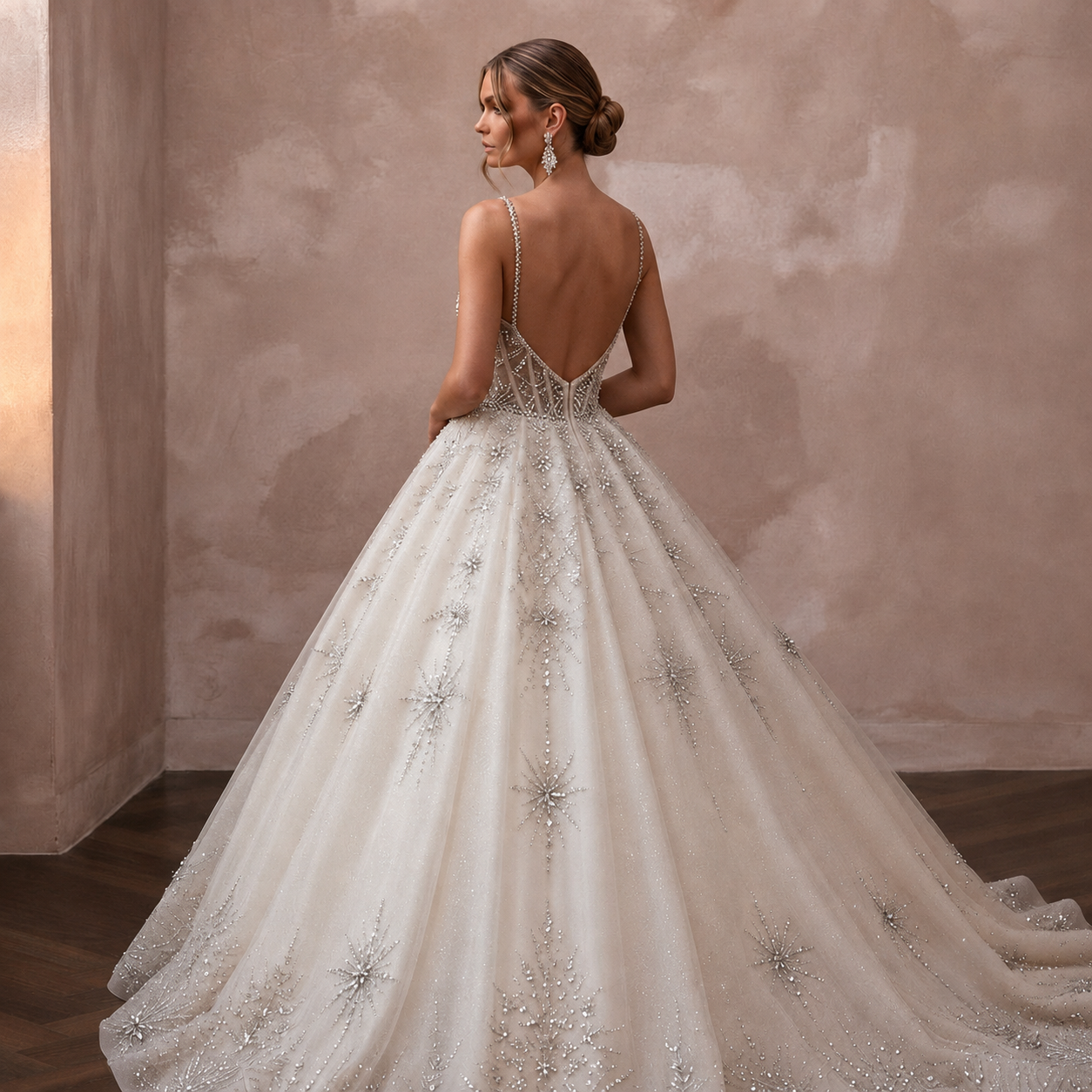 Ball Gown Wedding Dresses with Crystal Embellishments Secondary image