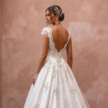 Basque Waist Wedding Dresses with Classic Bridal Charm