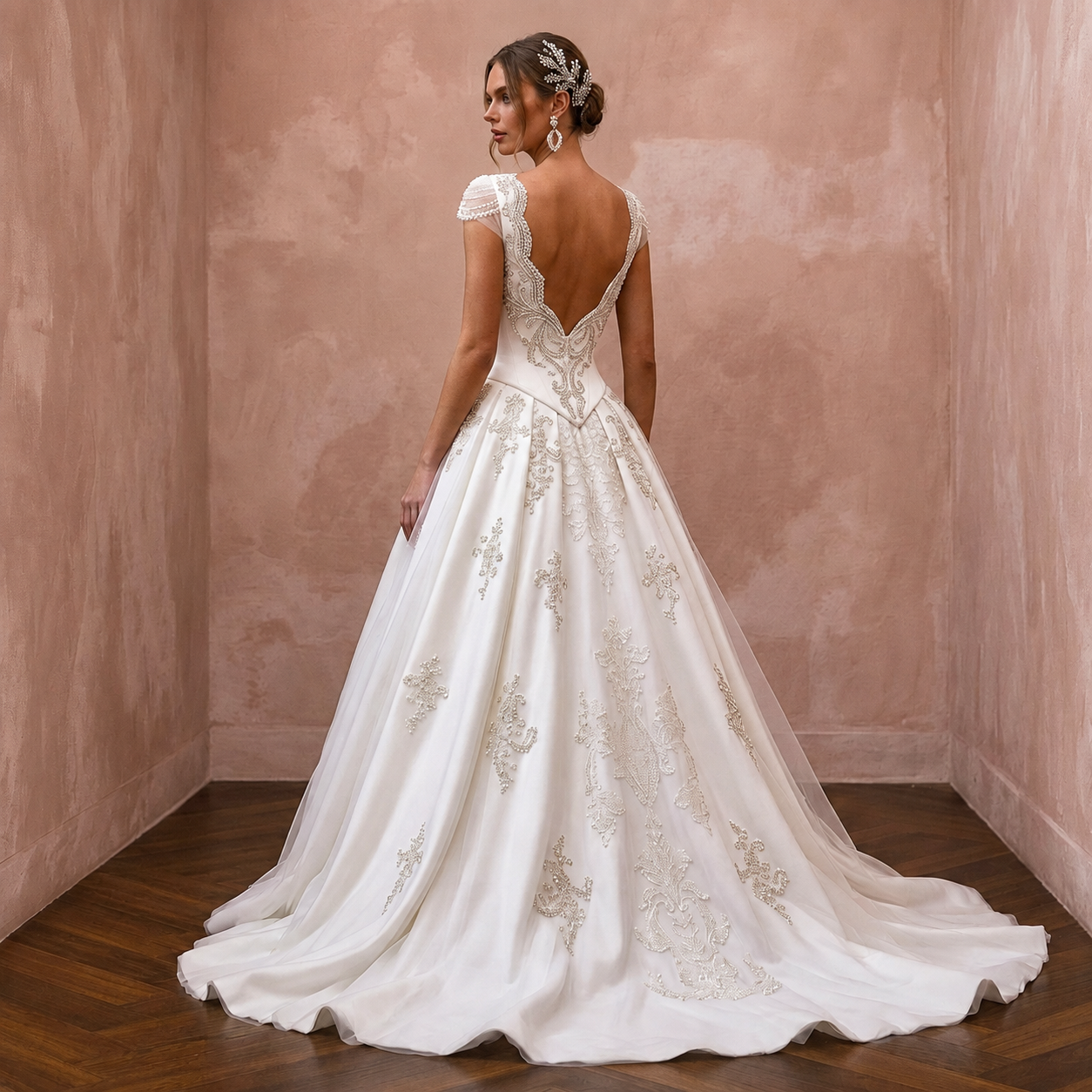 Basque Waist Wedding Dresses with Classic Bridal Charm