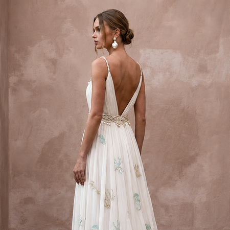 Beach Wedding Dresses with Lightweight Chiffon Designs