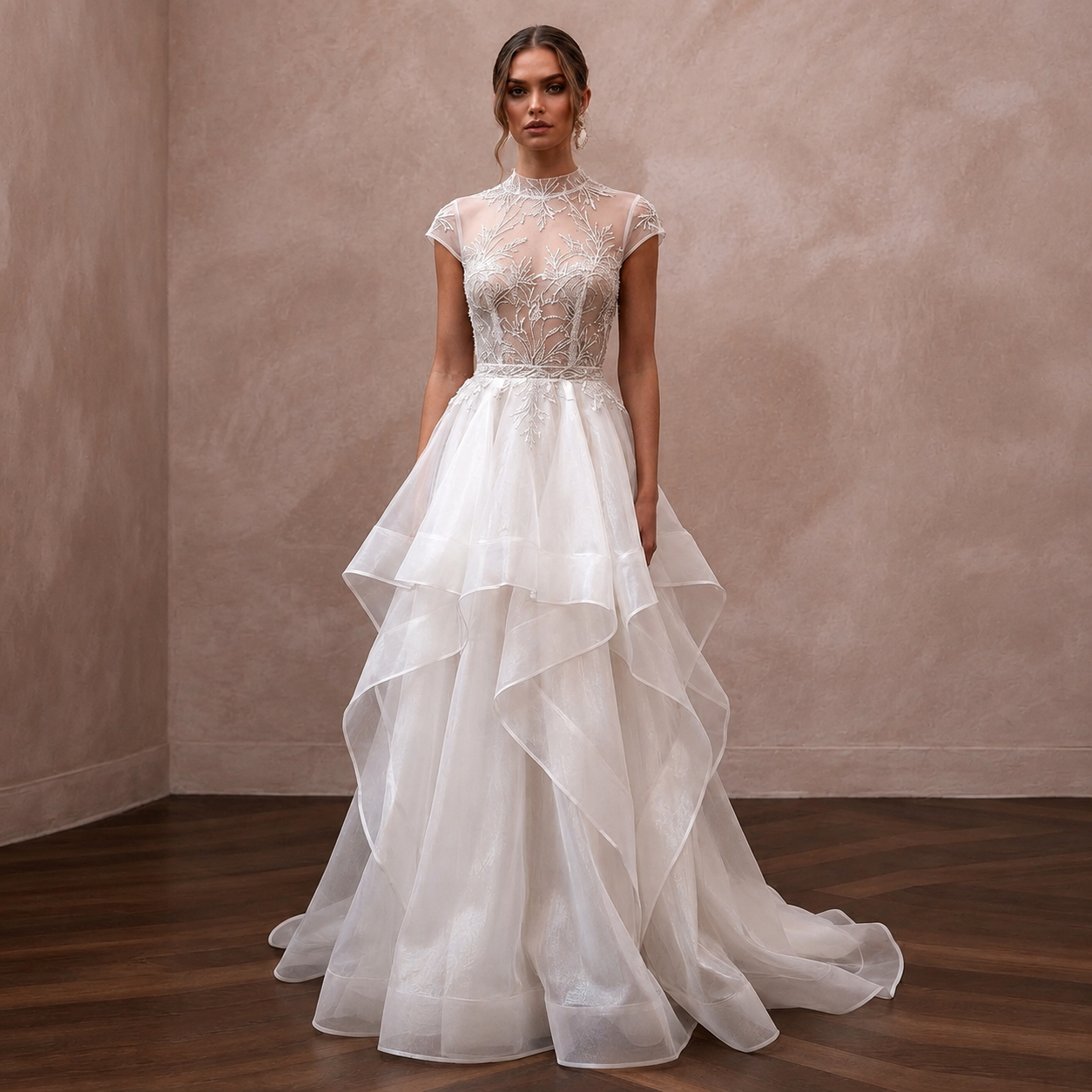 Beach Wedding Dresses with Lightweight Organza Fabrics