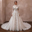 Beaded Chantilly Lace Wedding Dresses with Luxury Finish - Apparel & Accessories > Clothing > Wedding & Bridal Party Dresses > Wedding Dresses - Mignonette Bridal