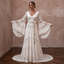 Bell Sleeve Wedding Dresses with Boho Chic Style