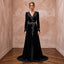Black Velvet Long Sleeve Wrap Bodice Gothic Wedding Dress - Apparel & Accessories > Clothing > Wedding & Bridal Party Dresses > Wedding Dresses - Mignonette Bridal
