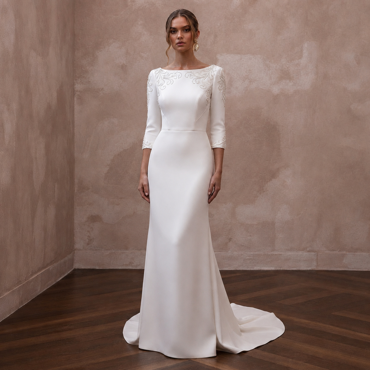 Boat Neck Wedding Dresses with Timeless Sophistication