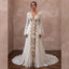 Bohemian Lace Bridal Gown for a Rustic Vineyard Wedding