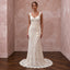 Bohemian Off-White Crochet Lace Bridal Dress for Beach Engagement