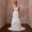 Boho Chiffon Wedding Dress for a Second Wedding