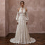 Boho Lace Bridal Dress for a Spring Outdoor Ceremony