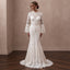 Boho Lace Trumpet Wedding Dress with Open Back - Apparel & Accessories > Clothing > Wedding & Bridal Party Dresses > Wedding Dresses - Mignonette Bridal