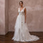Boho Tulle Bridal Dress with Open Back for a Rustic Wedding