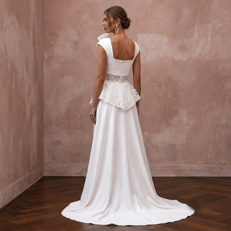 Bridal Jumpsuits with Modern Crepe Tailoring
