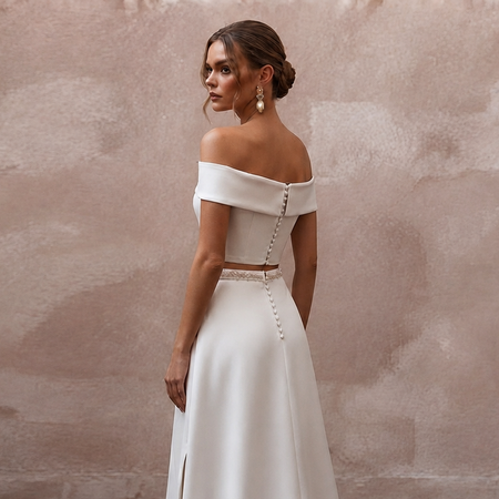 Bridal Separates with Modern Minimalist Style