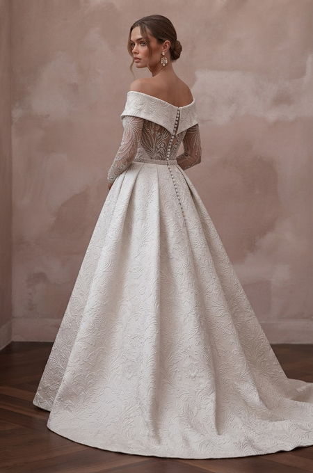 Brocade Wedding Dresses with Regal Bridal Appeal