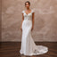 Cap Sleeve Wedding Dresses with Elegant Floral Lace - Apparel & Accessories > Clothing > Wedding & Bridal Party Dresses > Wedding Dresses - Mignonette Bridal