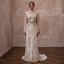 Celestial Champagne Velvet Burnout Dress for Winter Rehearsal