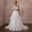 Celestial White Sparkle Tulle A - Line Bridal Dress for New Year's Vow Renewal - Apparel & Accessories > Clothing > Wedding & Bridal Party Dresses > Wedding Dresses - Mignonette Bridal