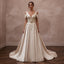 Champagne Wedding Dresses with Luxurious Silk Satin - Apparel & Accessories > Clothing > Wedding & Bridal Party Dresses > Wedding Dresses - Mignonette