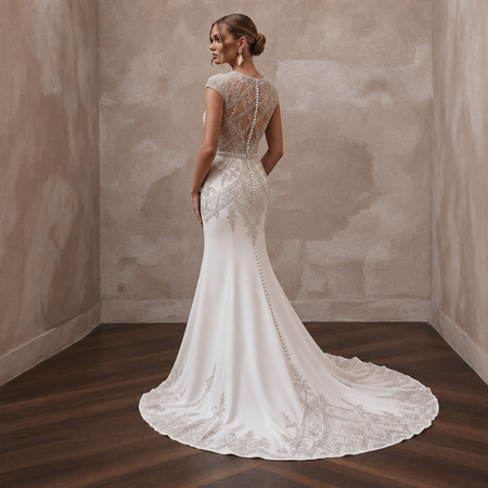 Chapel Train Wedding Dresses with Classic Sophistication