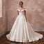 Classic Satin Corset Wedding Dress with Ball Gown Silhouette