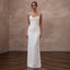 Clean White Matte Mikado Slip Dress for Rehearsal Dinner - Apparel & Accessories > Clothing > Wedding & Bridal Party Dresses > Wedding Dresses - Mignonette Bridal