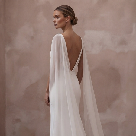 Column Wedding Dresses with Chic Minimalist Appeal