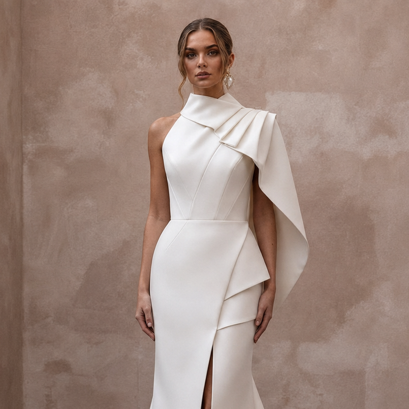 Contemporary Wedding Dresses with Architectural Silhouettes