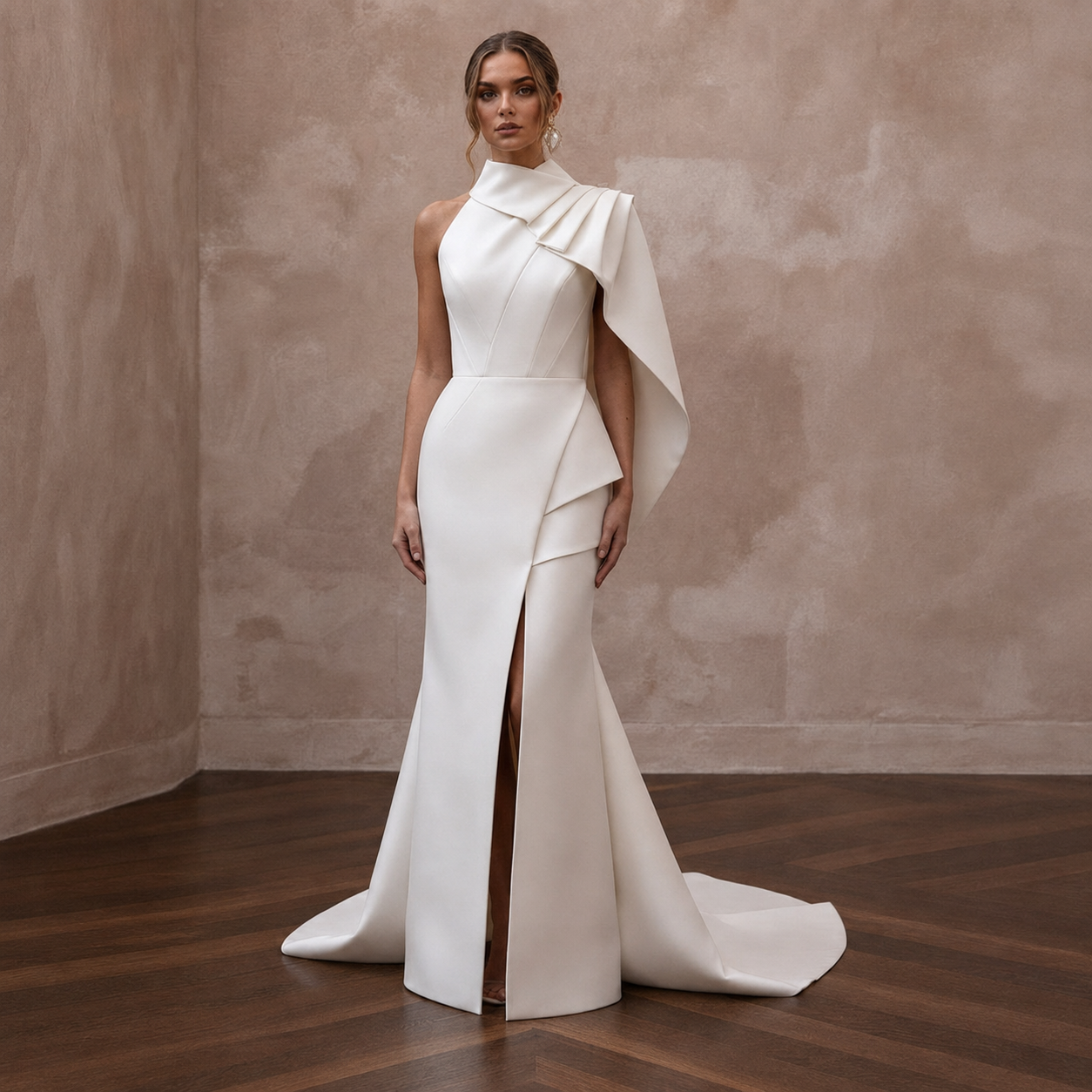 Contemporary Wedding Dresses with Architectural Silhouettes Main image