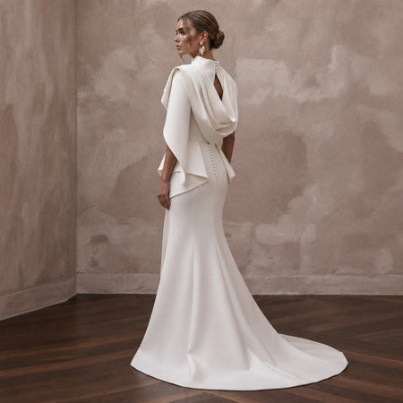 Contemporary Wedding Dresses with Architectural Silhouettes - Apparel & Accessories > Clothing > Wedding & Bridal Party Dresses > Wedding Dresses - Mignonette