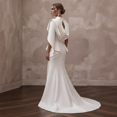 Contemporary Wedding Dresses with Architectural Silhouettes