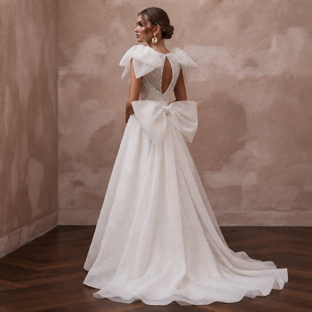 Contemporary Wedding Dresses with Dramatic Bow Details Secondary image