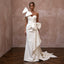 Contemporary Wedding Dresses with Oversized Bow Details - Apparel & Accessories > Clothing > Wedding & Bridal Party Dresses > Wedding Dresses - Mignonette Bridal